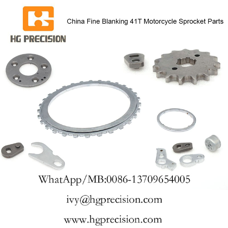 China Fine Blanking 41T Motorcycle Sprocket Parts - HG